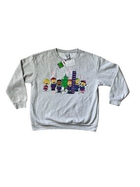 Peanuts Snoopy Christmas Light Up Sweatshirt XXL NWT